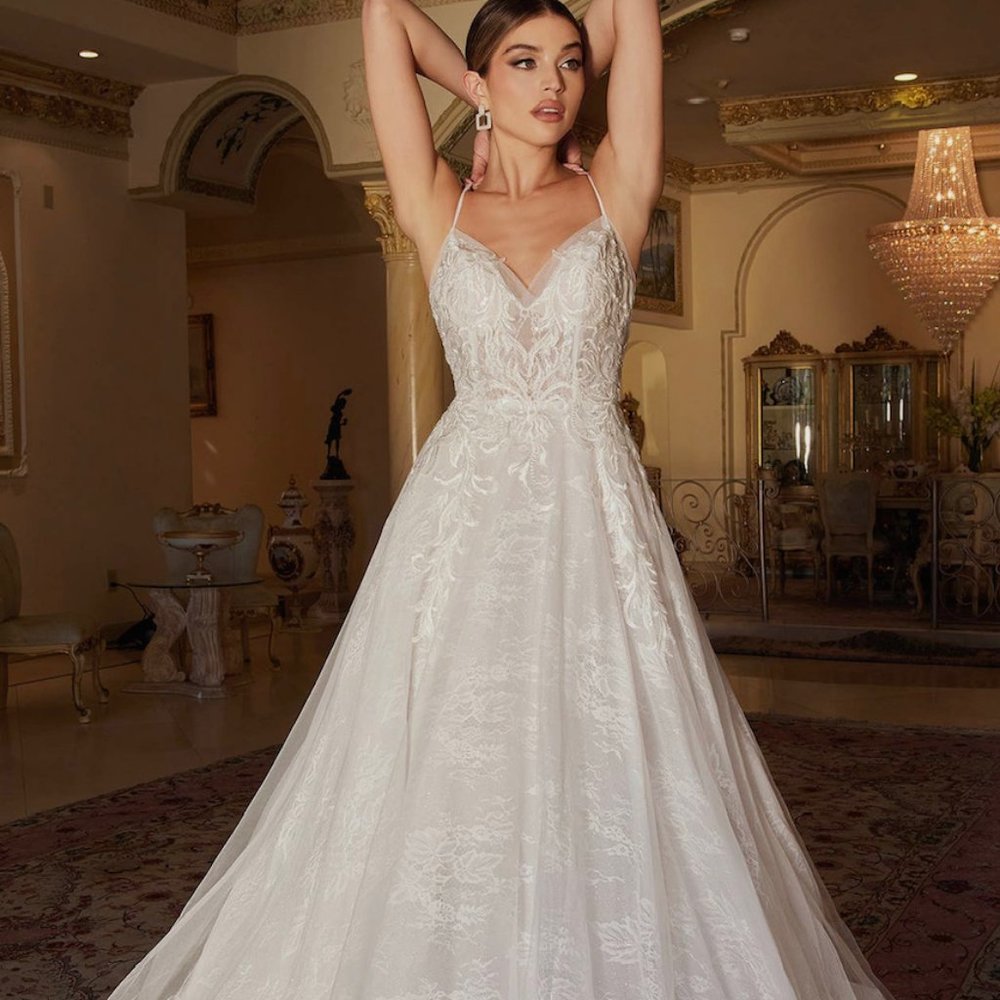 Cinderella Divine A Line Lace Wedding Bridal Gown